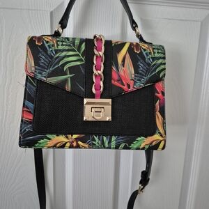 Aldo Tropical Multicolor Satchel/ Crossbody Bag
